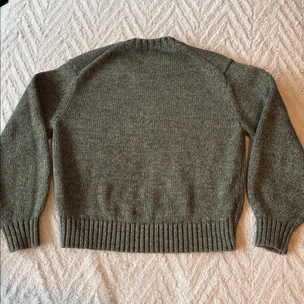 Polo Ralph Lauren Logo Green Sweater S - Picture 3 of 3